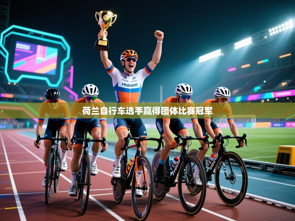 荷兰自行车选手赢得团体比赛冠军