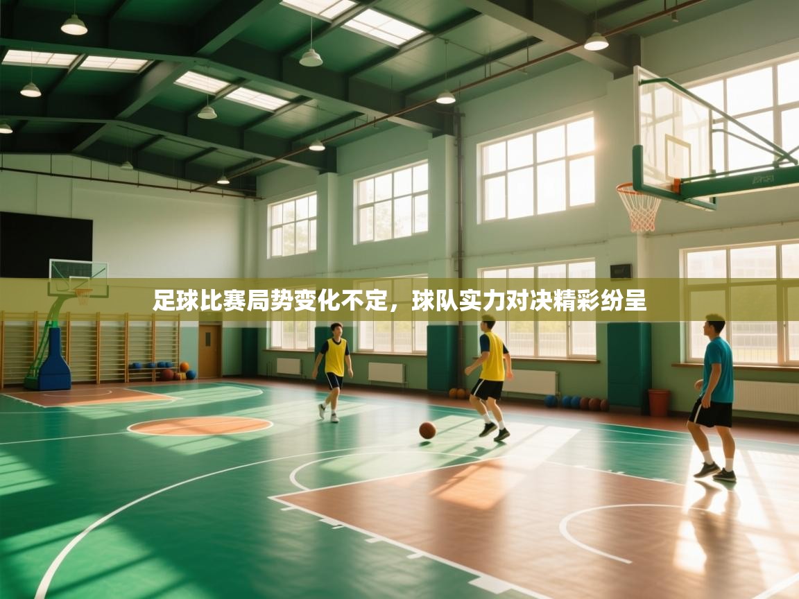足球比赛局势变化不定,球队实力对决精彩纷呈