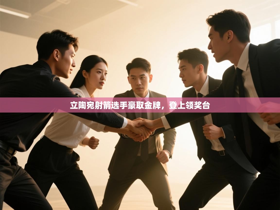 立陶宛射箭选手豪取金牌,登上领奖台